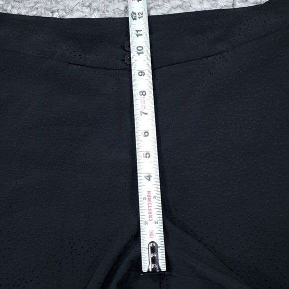 Lilith France Black Textured Dot Straight Leg Dress Pants Women's Medium - Picture 9 of 10